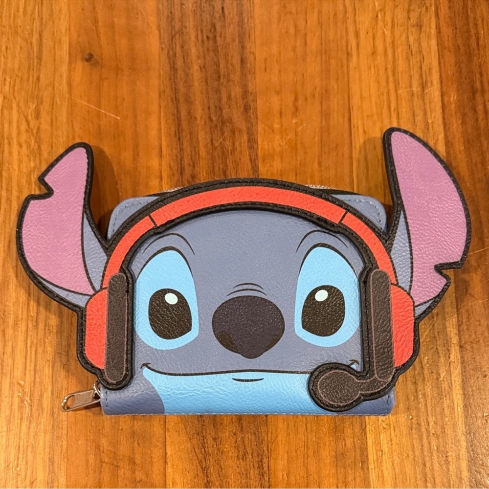Loungefly Blue and Purple Stitch Wallet